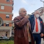 ll generale Pappalardo visita la statua dedicata a Bettino Craxi