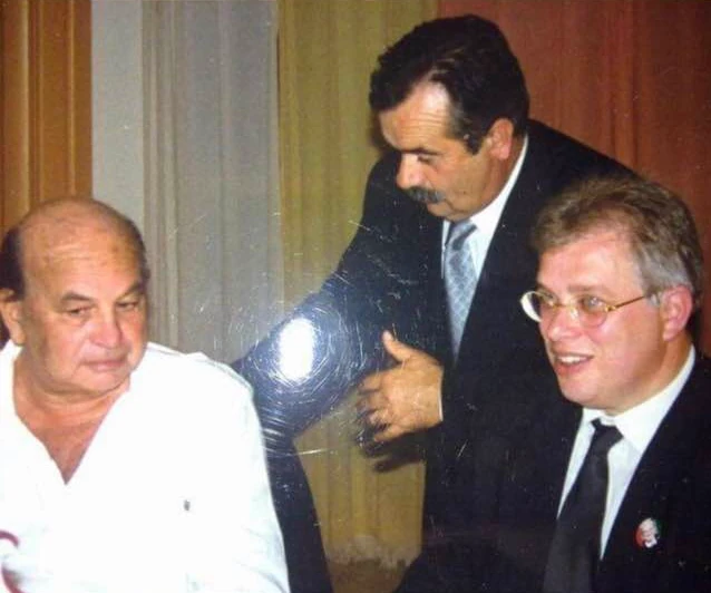 Lucio Barani con Bettino Craxi
