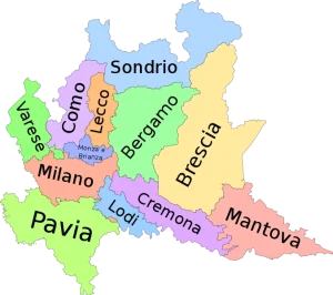 Mappa Lombardia